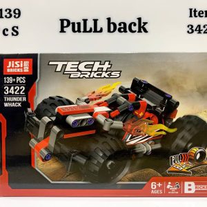 لگو عقب کش آفرود قرمز 3422