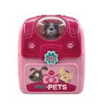 ست پزشکی حیوانات رنگ صورتی با سگ - کیف حیوانات