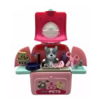 ست پزشکی حیوانات رنگ صورتی با سگ - کیف حیوانات - تصویر 3