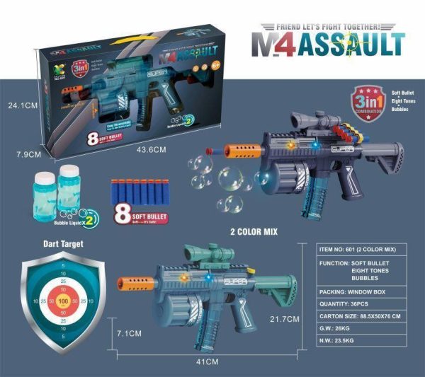 تفنگ حباب ساز و تیر پرتاب کن601 - Image 1