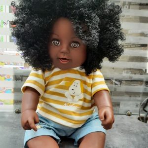 عروسک تپل مو فرفر دفا 40سانت 8118/1/2