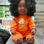 عروسک تپل مو فرفری دفا 40سانت 8118/1/2