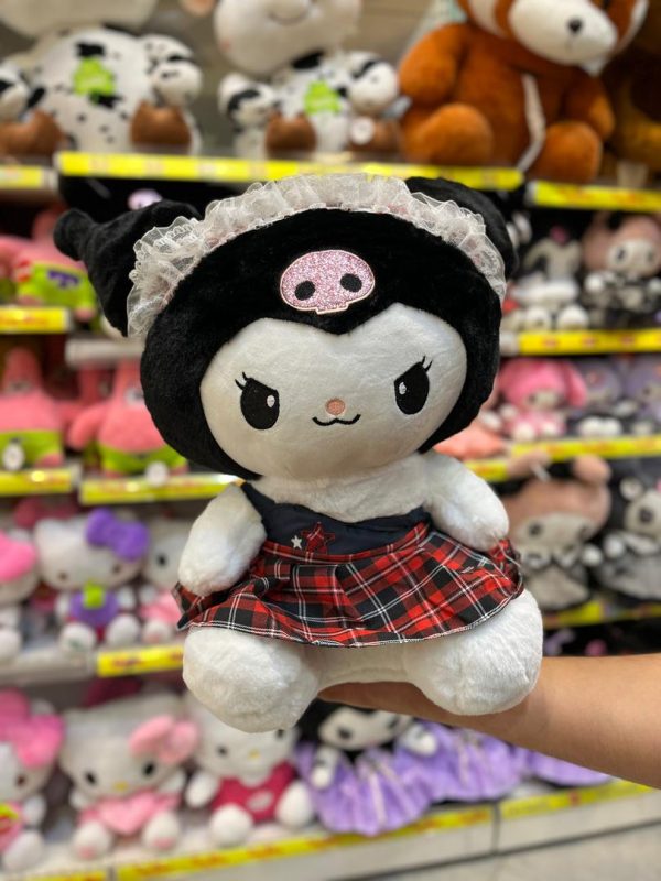 عروسک کرومی با لباس فرم قرمز و هدبند - 40 سانتی - Image 1