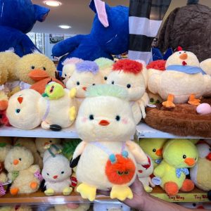 عروسک جوجه کاکلی 2 با موهای رنگی - 30 سانتی