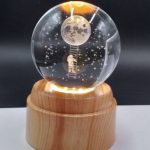 گوی لیزری چرخشی پایه طرح چوب فضانورد و نردبان