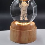 گوی لیزری چرخشی پایه طرح چوب فضانورد