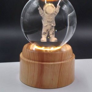 گوی لیزری چرخشی پایه طرح چوب فضانورد