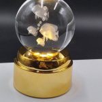 گوی لیزری چرخشی پایه طلایی اکواریوم