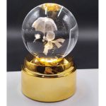 گوی لیزری چرخشی پایه طلایی شازده کوچولو