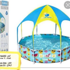 استخر  فریم دار بست وی با سایبان 56432