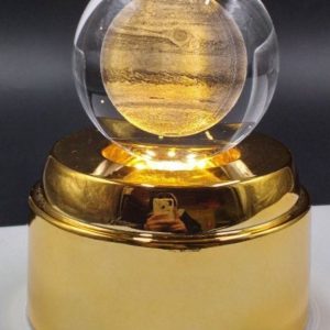 گوی لیزری چرخشی پایه طلایی ماه