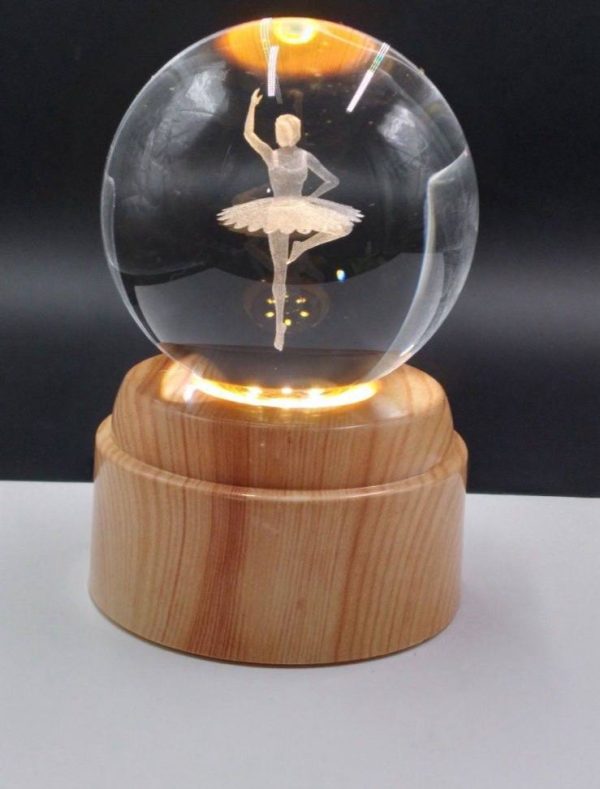 photo_6_2025-05-11_21-08-54 گوی لیزری چرخشی پایه طرح چوب بالرین روی پا - Image 1