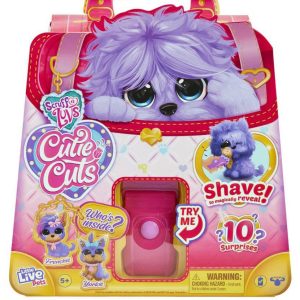 عروسک سگ سورپرایز Little Live Pets Scruff-a-Luvs Cutie Cuts | با قابلیت اصلاح مو و ۱۰ سورپرایز!