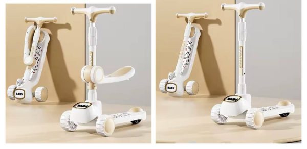 اسکوتر صندلی دار 903 کرمی - Image 1