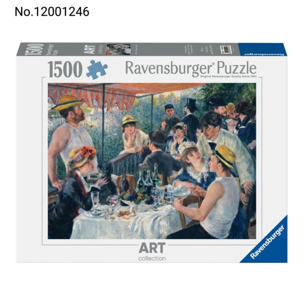 پازل رونز برگر 1500 قطعه  نقاشی ناهار قایقرانان (رنوار) | کلکسیون هنر - Image 1