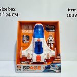 ست شاتل فضاپیما با آ دمک 103