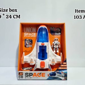 ست شاتل فضاپیما با آ دمک 103