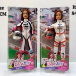 باربی موتور سوار با کلاه کاسکت دفا 8462