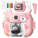 دوربین پرینتردار یونیکورن صورتی - تصویر 2