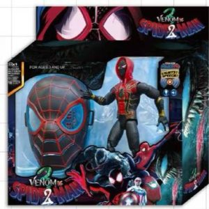 اکشن فیگور اسپایدرمن  سیاه سخنگو با ماسک23812