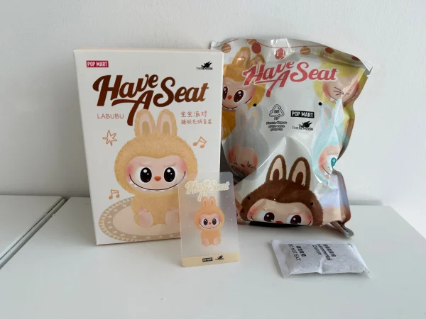 عروسک لابوبو لبوبو labubu- برند POP MART سری have a seat - Image 5