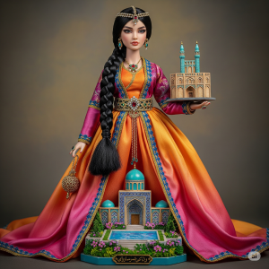 عروسک شیراز: 7 عروسک در نقش شهر شیراز