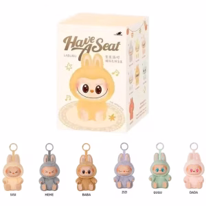 عروسک لابوبو لبوبو labubu- برند POP MART سری have a seat