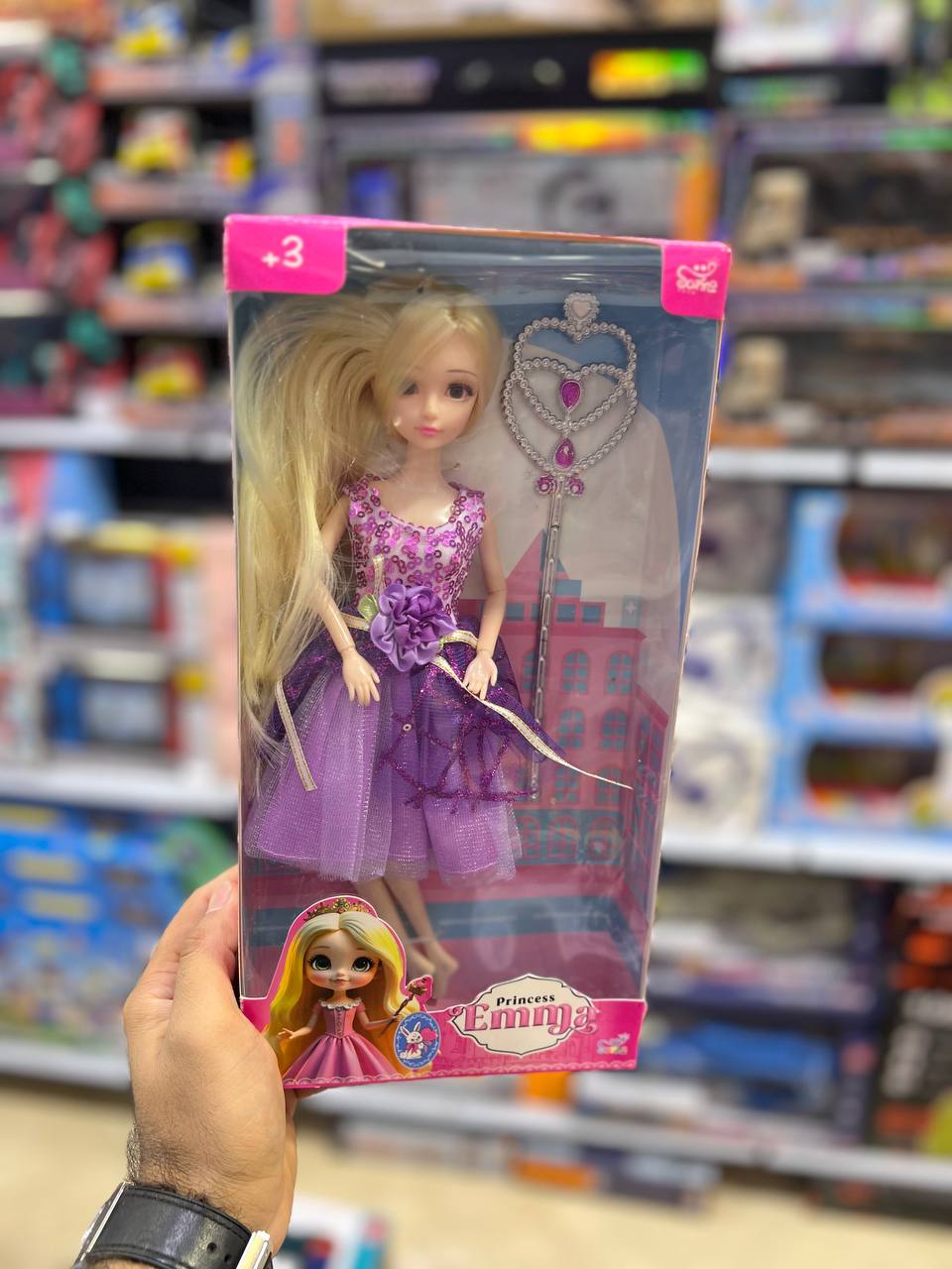 photo_2025-06-08_18-57-23 باربی همراه با عصا بنفش 4590 - تصویر 1