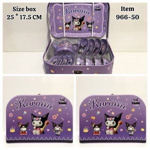 ست چایخوری فلزی کرومی 50-966