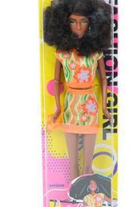 باربی سیاه پوست مو فر دفا 8507