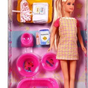 باربی با لوازم حمام دفا 8350