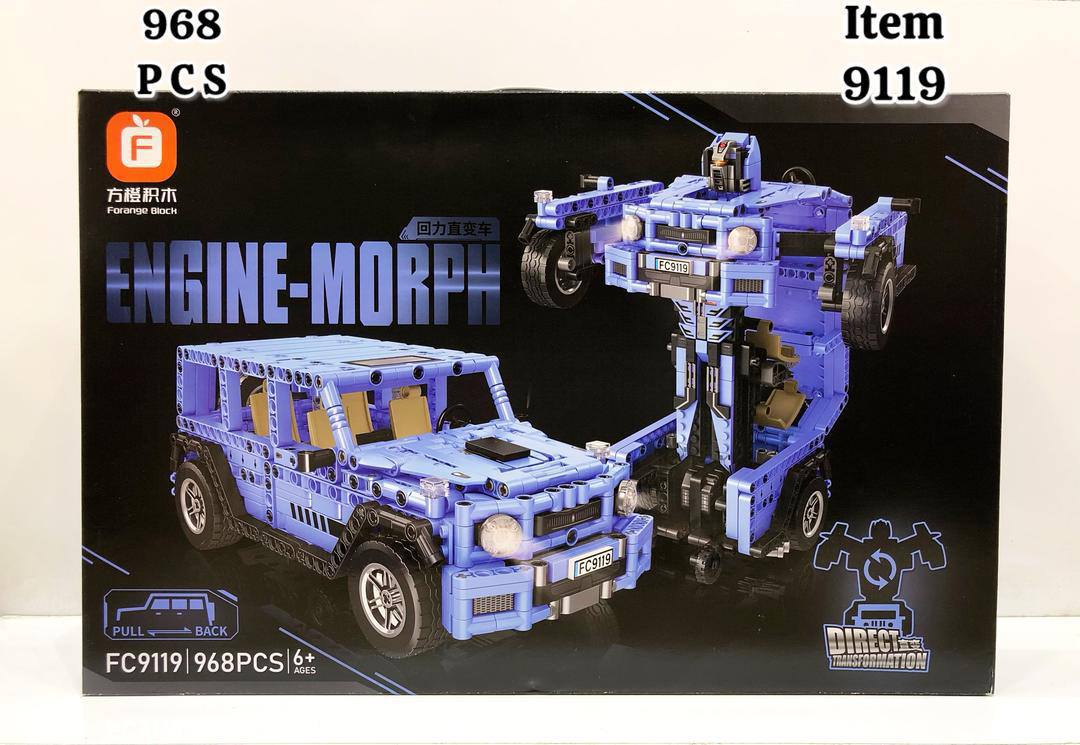 photo_2025-07-14_18-09-35 لگو عقب کش جیپ ترانسفورمر 9119 - تصویر 1