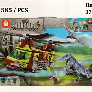 لگو دایناسور با هلی کوپتر 3722