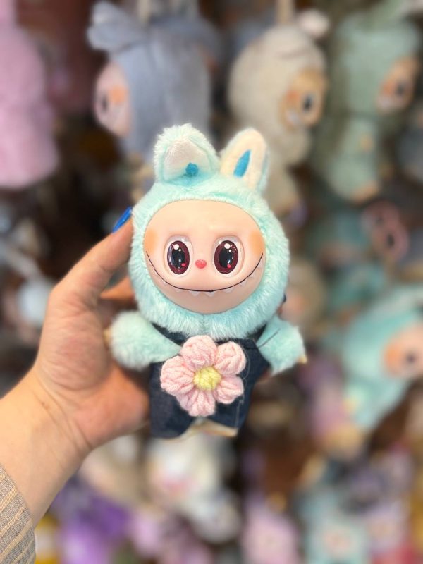 عروسک لبوبو های کپی مدل Sun Flower - آبی - Image 1