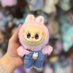 عروسک لبوبو های کپی مدل لباس دار - صورتی