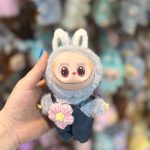 عروسک لبوبو مدل Sun Flower - خاکستری