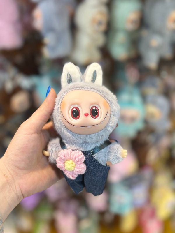 عروسک لبوبو مدل Sun Flower - خاکستری - Image 1