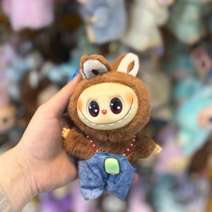 عروسک لبوبو های کپی مدل لباس دار - قهوه ای