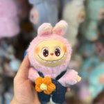 عروسک لبوبوهای کپی  مدل Sun Flower - صورتی