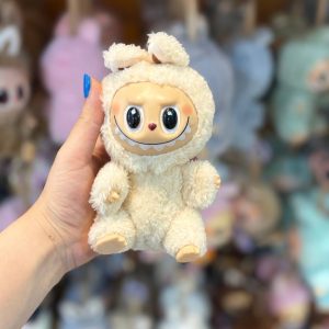 عروسک لبوبو های کپی مدل طرحMacaron - کرم