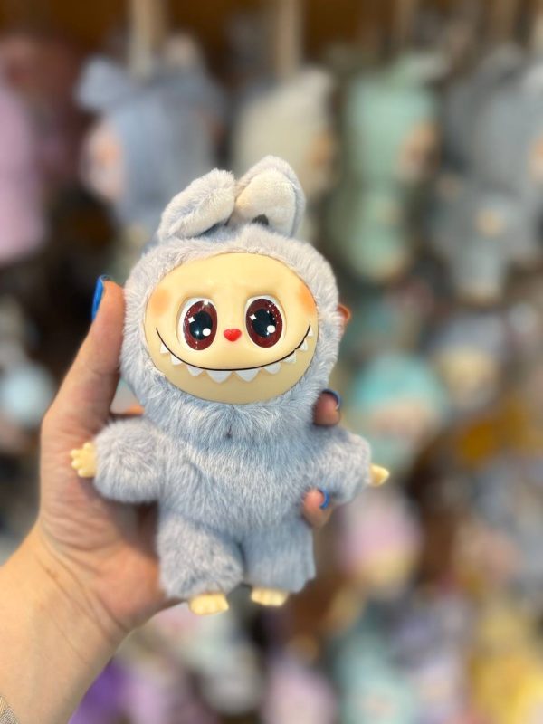 عروسک لبوبو مدل Overall - خاکستری - Image 1