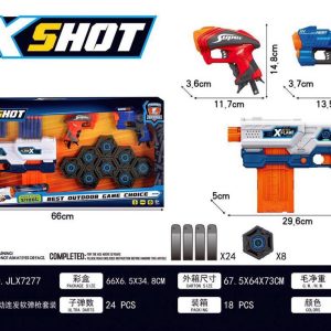 تفنگ تیر اسفنجی ( 3 تفنگ) ایکس شات  XSHOT7277