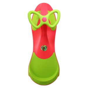 سه چرخه لوپ کار صورتی-سبز چرخ ژله ای loopcar