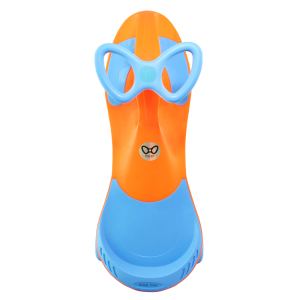 سه چرخه لوپ کار نارنجی -آبی چرخ ژله ای   (loopcar)