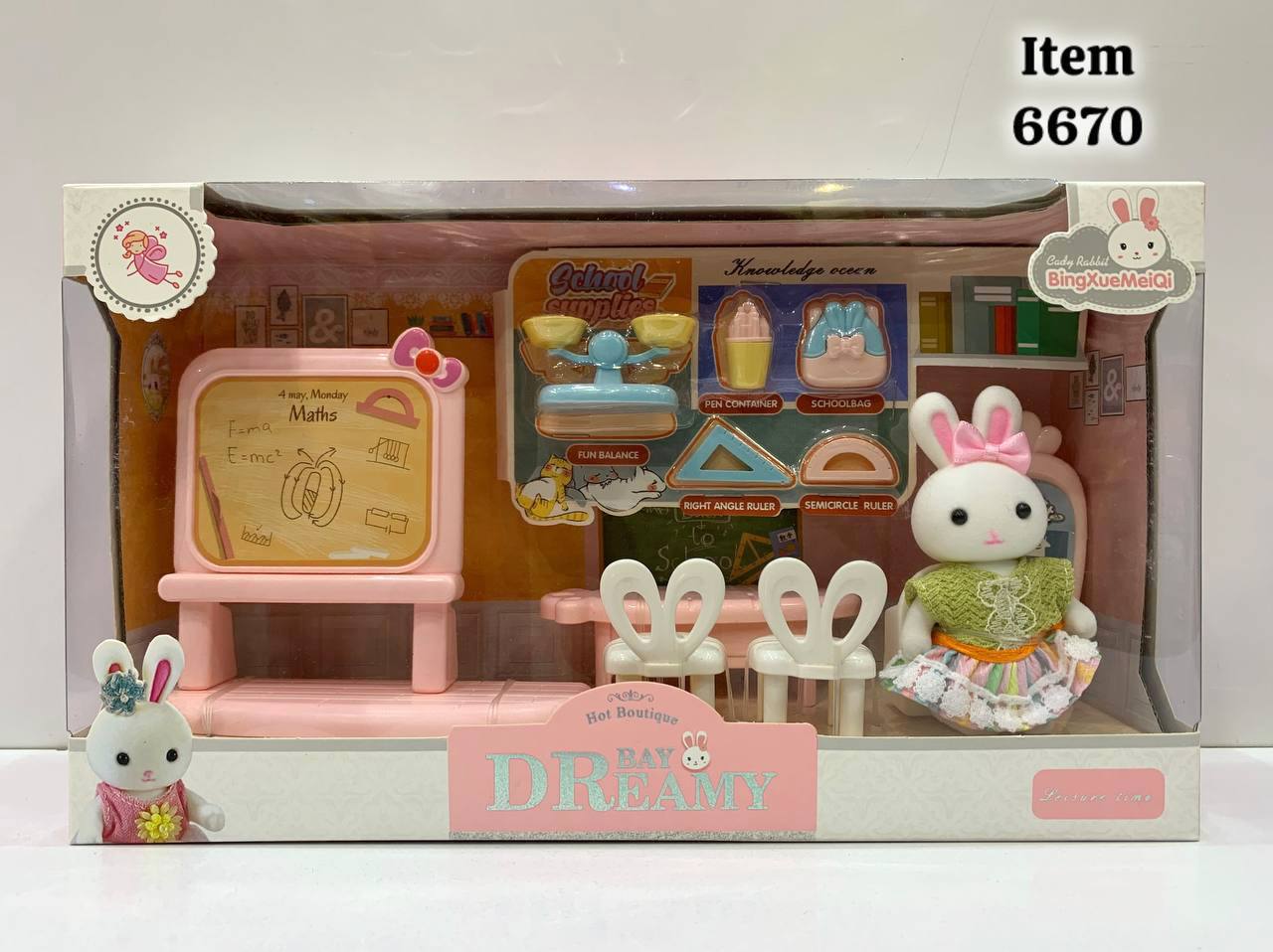 photo_2025-05-24_22-54-10 (2) ست خرگوش دانش آموز با تخته سیاه 6670 - تصویر 1