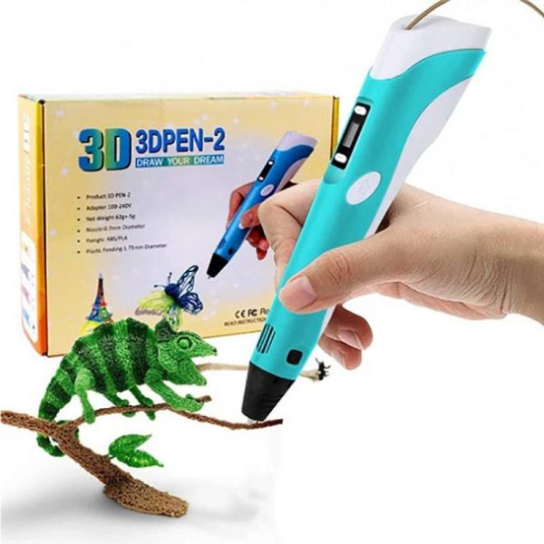 قلم طراحی 3 بعدی برق مستقیم + پک 50متری فیلامنت(pla) - Image 6