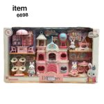 ست خرگوش با قلعه سایز بزرگ6698