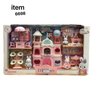 ست خرگوش با قلعه سایز بزرگ6698