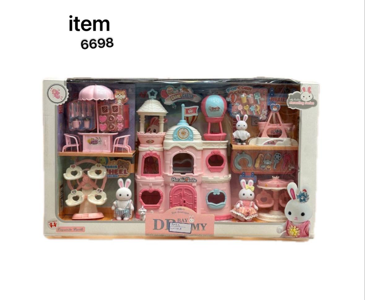 photo_2025-08-12_19-32-20 ست خرگوش با قلعه سایز بزرگ6698 - تصویر 1