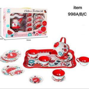 ست فلزی چایخوری ۱۴ قطعه 998